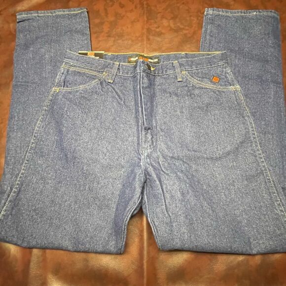 Wrangler new with tags fire retardant denim jeans, size 38/36‎ - Picture 6 of 10
